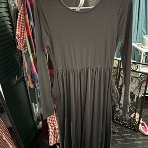 Elegant Black Long Sleeve Dress